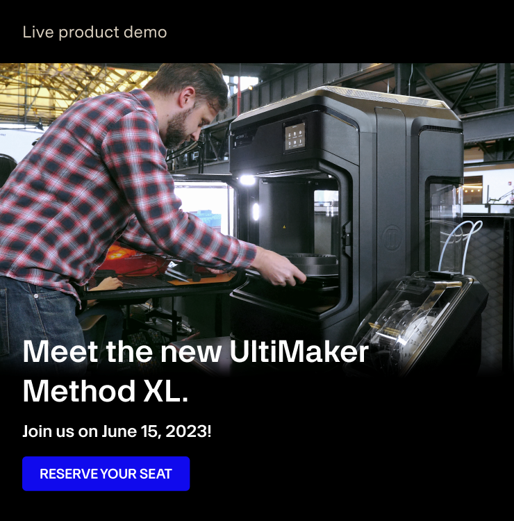 PuzzleBox3D's tweet photo. Meet the new UltiMaker Method XL in 1 hour! - https://t.co/HRtSlE7woI https://t.co/ILSJKC1kQX