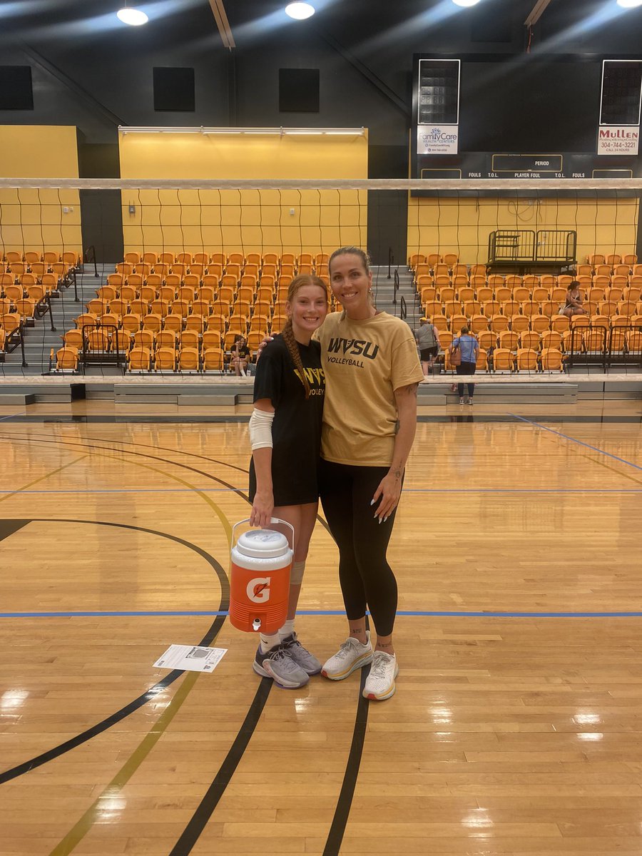 I had an amazing time at WVSU elite camp this week! I was honored to receive the camp Gatorade player award, meet an amazing coaching staff and play with a group of awesome players! I am also so thankful to have received an offer to continue my volleyball career at WVSU!