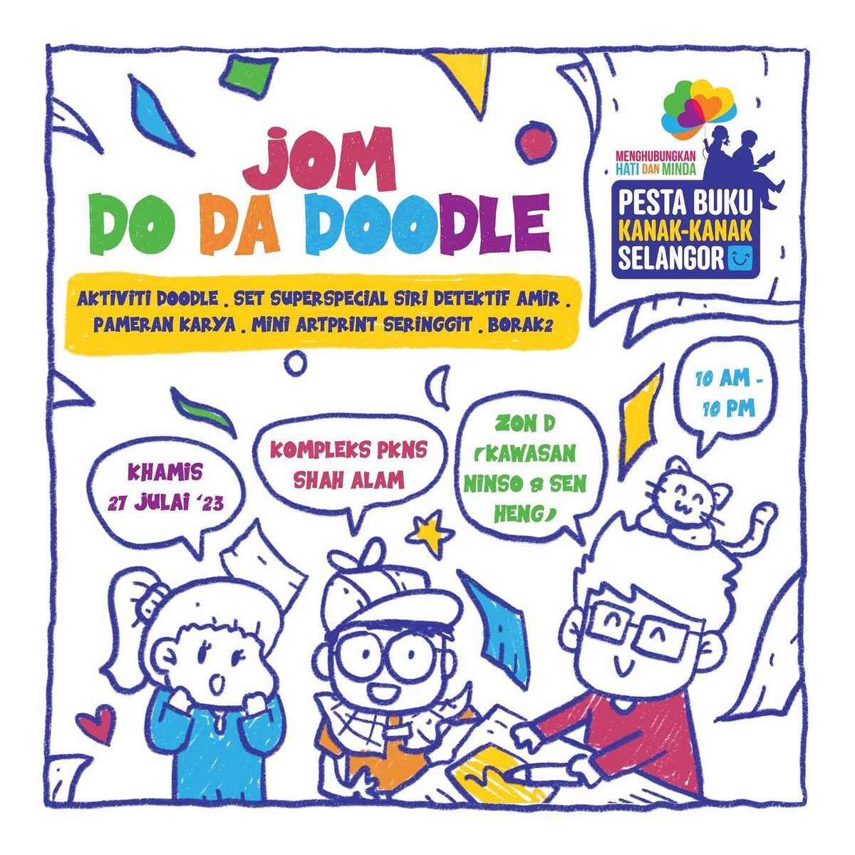 DoDaDoodle's tweet photo. JOM!😊

#doodle #dodadoodle #doodleart #pestabuku https://t.co/vtIJsv4sUN
