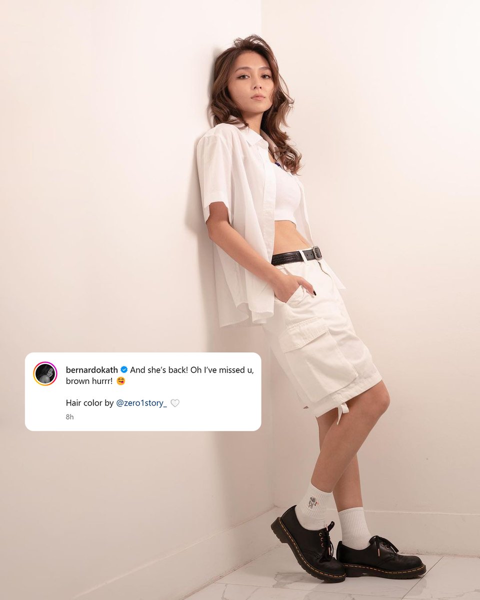psngayondigital's tweet photo. 'I'VE MISSED U, BROWN HURRR'

Aktres na si Kathryn Bernardo, nag-share ng ilang larawan tampok ang kanyang newly dyed hair.

"And she’s back! Oh I’ve missed u, brown hurrr! 😋," wika niya sa caption ng post.

(bernardokath/Instagram) https://t.co/E5f207G4cU