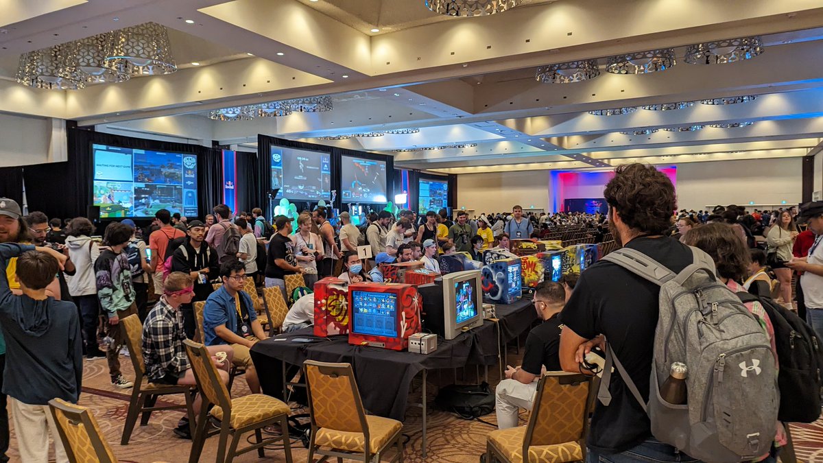 IronSnake208's tweet photo. Old news now but I had a great time at GOML! Placed my seed, tied for 193rd. Maybe could have done better but I reached my goal of playing a set against Kurama, really cool experience. Ult ladder, money matches, and the Melee crowd were also highlights for sure https://t.co/u3CasBR0qt