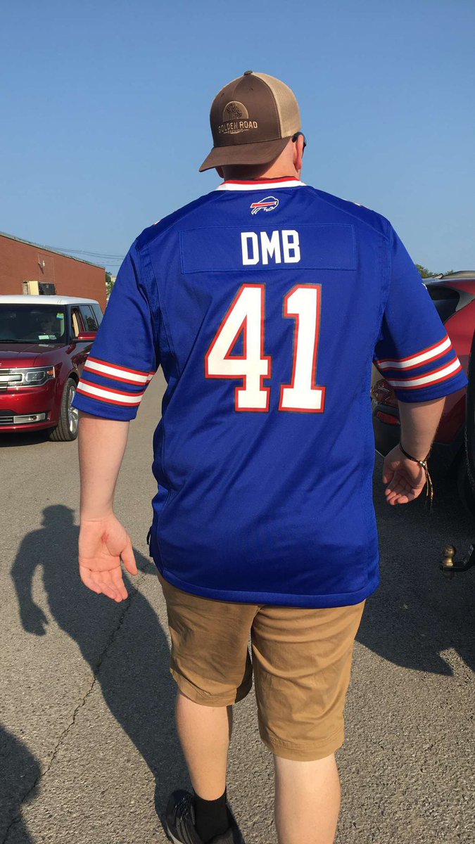 I was able to get tickets for tomorrows training camp practice !! I’ll be wearing my DMB 41 Bills jersey , say hi if you see me ! #BillsMafia #BillsCamp #billstrainingcamp #DMB #DMB2024