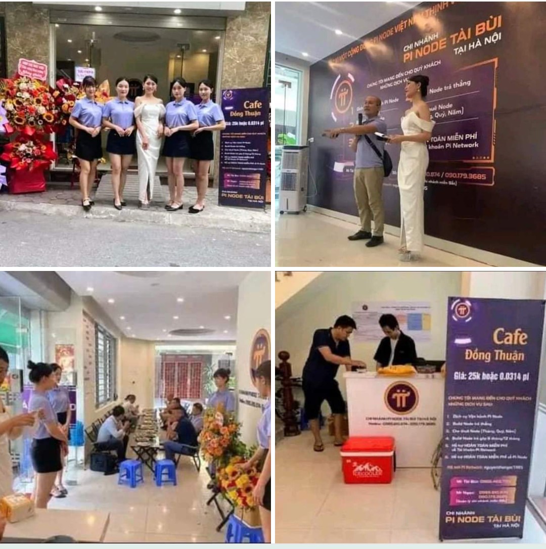 EmersonCadayona's tweet photo. 💥Exciting News: Fourth #PiCafe just opened in Hanoi, Vietnam! Congrats to the team on this milestone. It's awesome to see the #Pi community expanding, providing more opportunities for people to learn about & engage with #PiNetwork. Looking forward to more Pi Cafes Worldwide❣️🌐 https://t.co/8axNvgwhmq