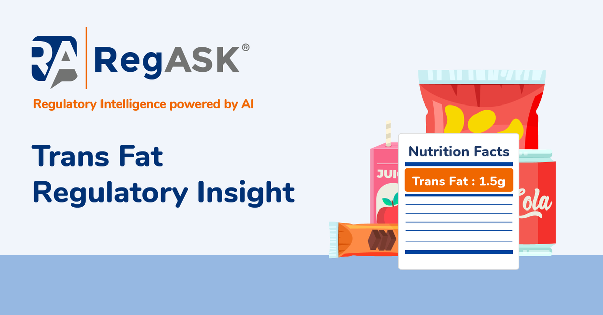 AmyM_RegASK's tweet photo. Philippines Food Latest Update!

The Philippines Starts the Ban on Trans Fat in Pre-packaged Processed Food Products. 

Check out: https://t.co/DWE3nTXRiM

#Philippines #Transfat #regulatoryaffairs #Regtech https://t.co/CnakQQ7ZnR