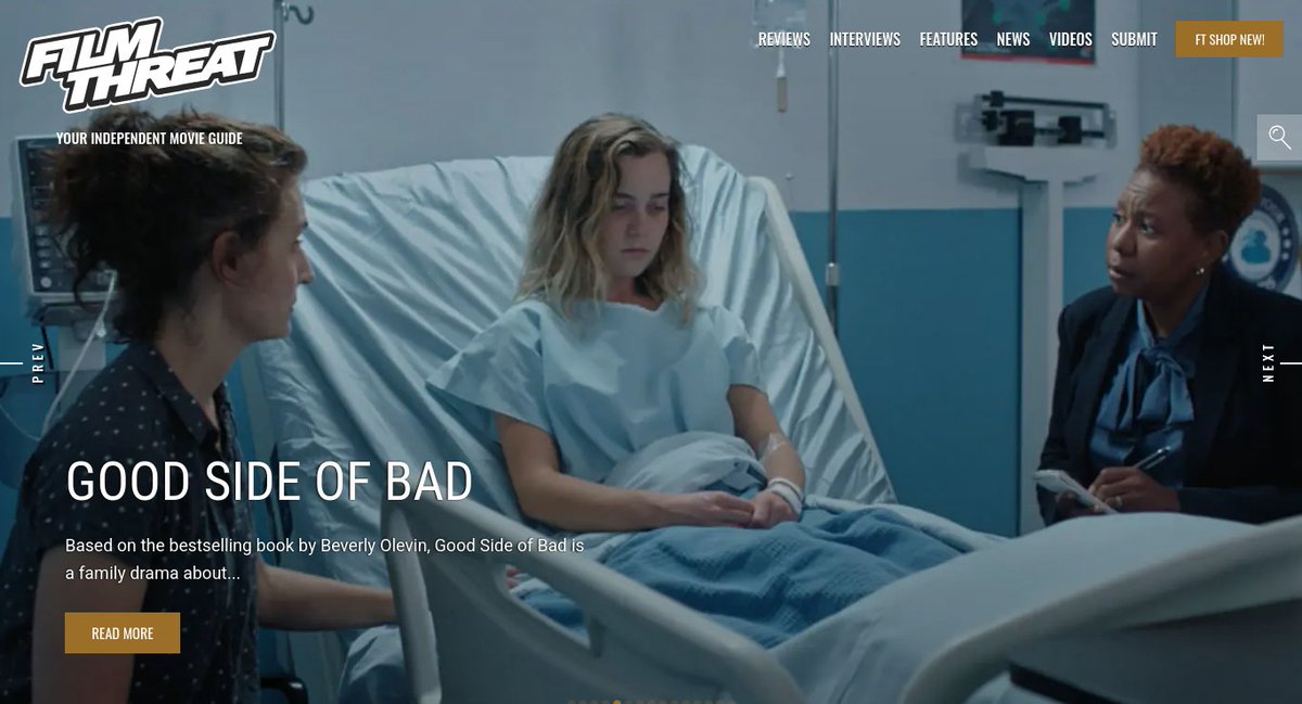 “Under Sara’s roof, Florence is defiant in taking her medication…” Chris Esper on the film adaption Good Side Of Bad.
filmthreat.com/reviews/good-s… #SupportIndieFilm #GoodSideOfBad #Drama