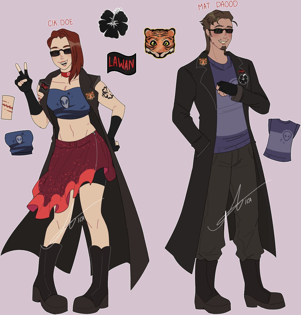 zerodollarfour's tweet photo. cik doe &amp; mat daood fullbody refs
#postal #poostallroyale #poostalldoe #cikdoe #poostalldude #matdaood #myart https://t.co/uYsLUw6j3D
