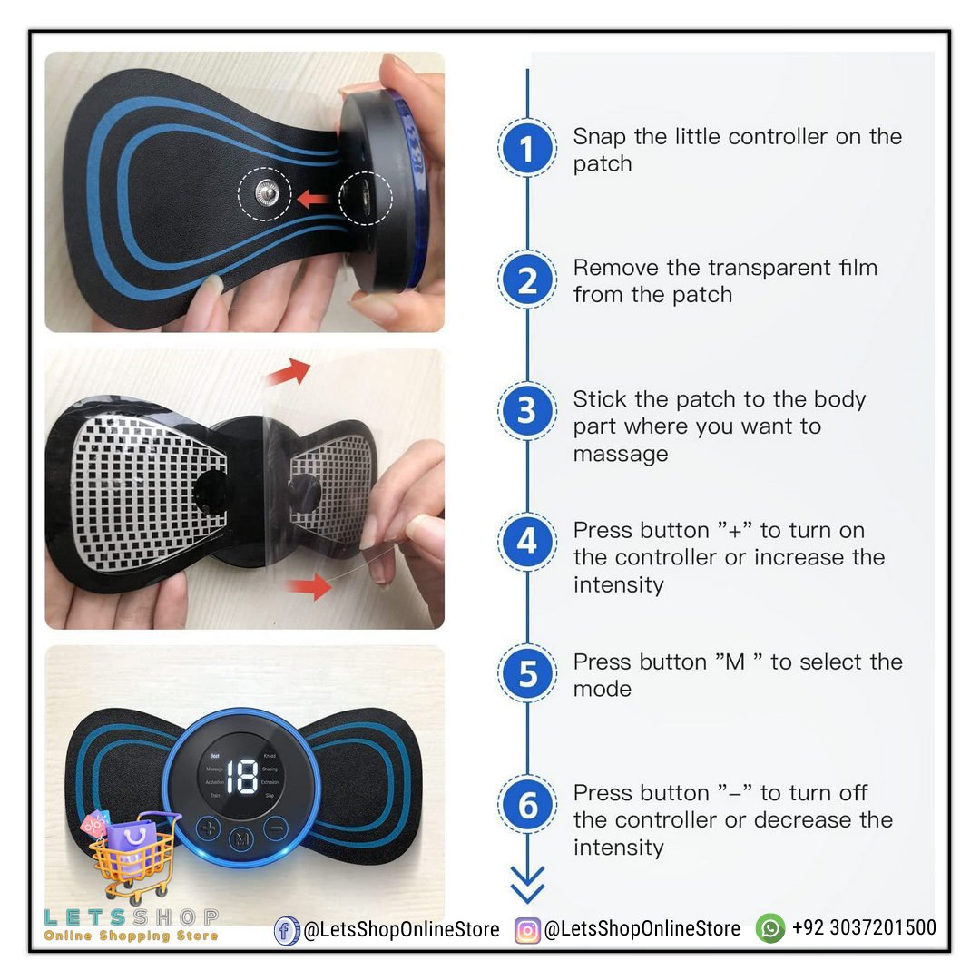 LSOStore's tweet photo. EMS Butterfly Mini Body Massager  • Get Relief from Aches and Pains

✮PRICE:     900/- Rupees Only 📷
✮Free Home Delivery
✮Cash On Delivery

آرڈر کرنے کے لیے نیچے دیے گئے لنک پر کلک کریں۔
☛WhatsApp: https://t.co/Bw8g9e6jtN

#LetsShop #shoponline #MiniMassager #bodymassager https://t.co/W9SBb91OJI