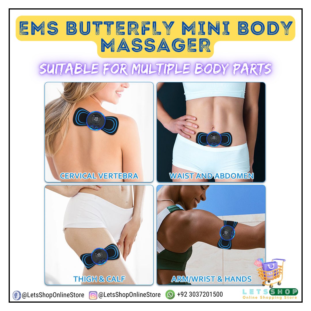 LSOStore's tweet photo. EMS Butterfly Mini Body Massager  • Get Relief from Aches and Pains

✮PRICE:     900/- Rupees Only 📷
✮Free Home Delivery
✮Cash On Delivery

آرڈر کرنے کے لیے نیچے دیے گئے لنک پر کلک کریں۔
☛WhatsApp: https://t.co/Bw8g9e6jtN

#LetsShop #shoponline #MiniMassager #bodymassager https://t.co/K877dRApwZ