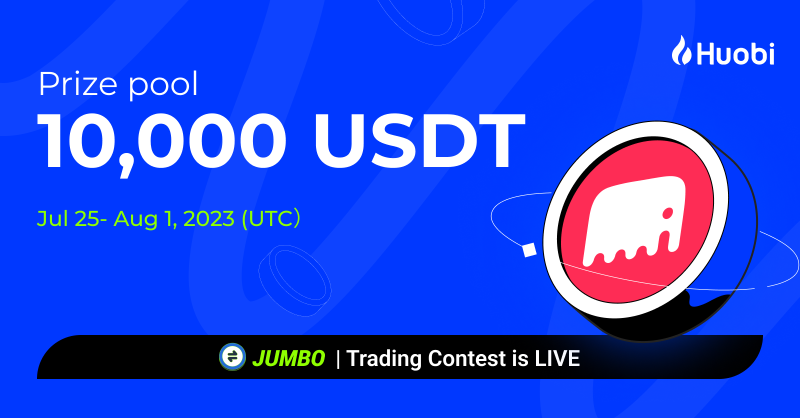 HTX_Global's tweet photo. 🔥 $JUMBO Now Up 7%!

#Huobi Launches JUMBO Trading Contest,
Share A  $10,000 Prize Pool Today!

Start Here 👇  @jumbo_exchange