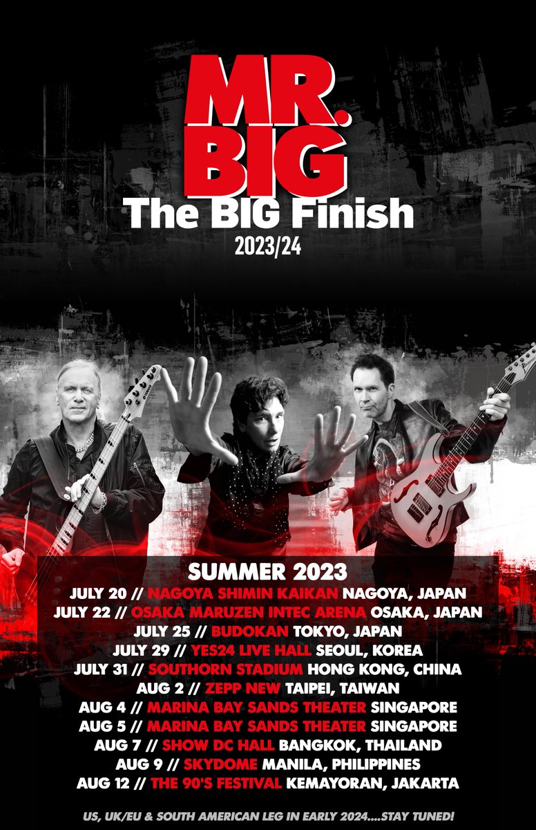 本日7月26日に日本ツアー最終公演を行うMR.BIG。
ベーシストのビリー・シーン氏はHARTKEのLX8500（アンプヘッド）とHD115（キャビネット）を使用しています！
#MRBIG #BillySheehan #HARTKE