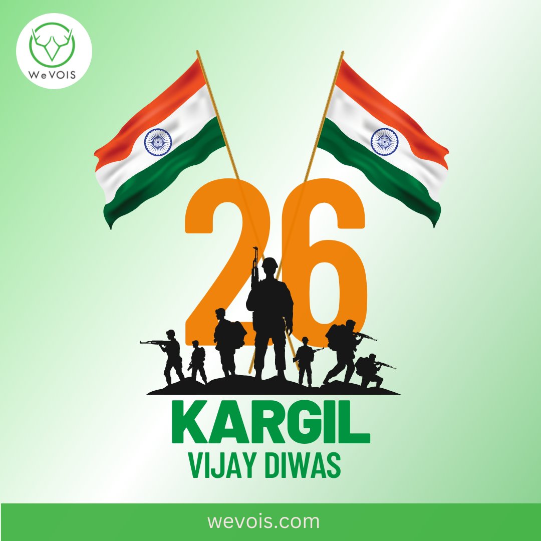 On Kargil Vijay Diwas, we bow our heads in honor of the brave soldiers who gave their lives to protect our nation's integrity. 🕯️
.
.
.
.
.
#KargilVijayDiwas #ProudToBeIndian #RememberingHeroes #IndiaMourns #PrideOfIndia #wevois #wevoislabs #JaiHind