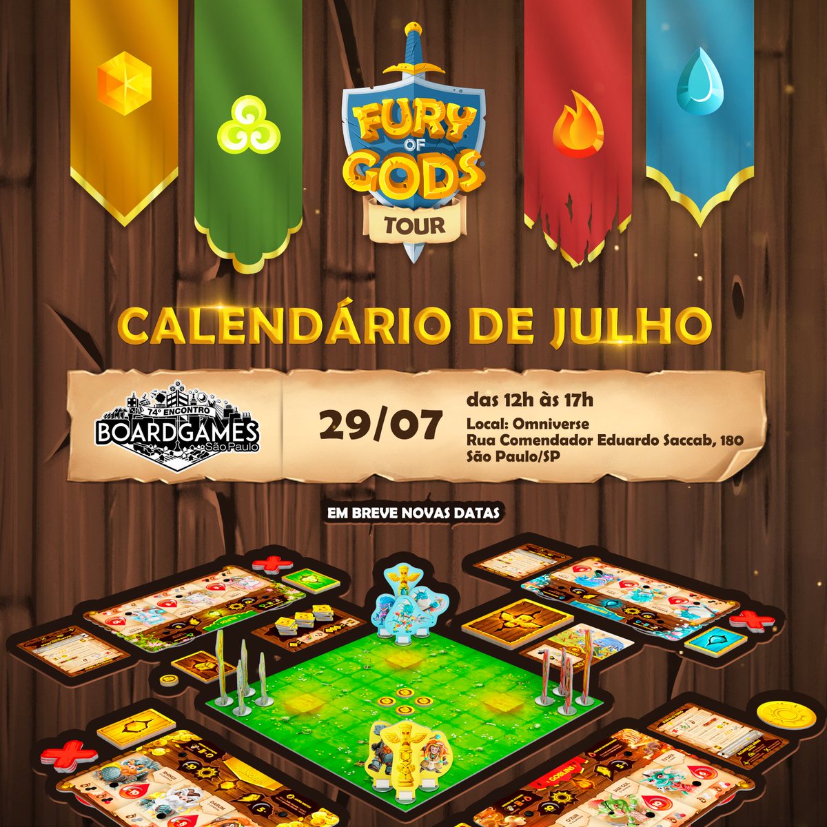 Venha Conhecer os Encontros BoardGames São Paulo! 