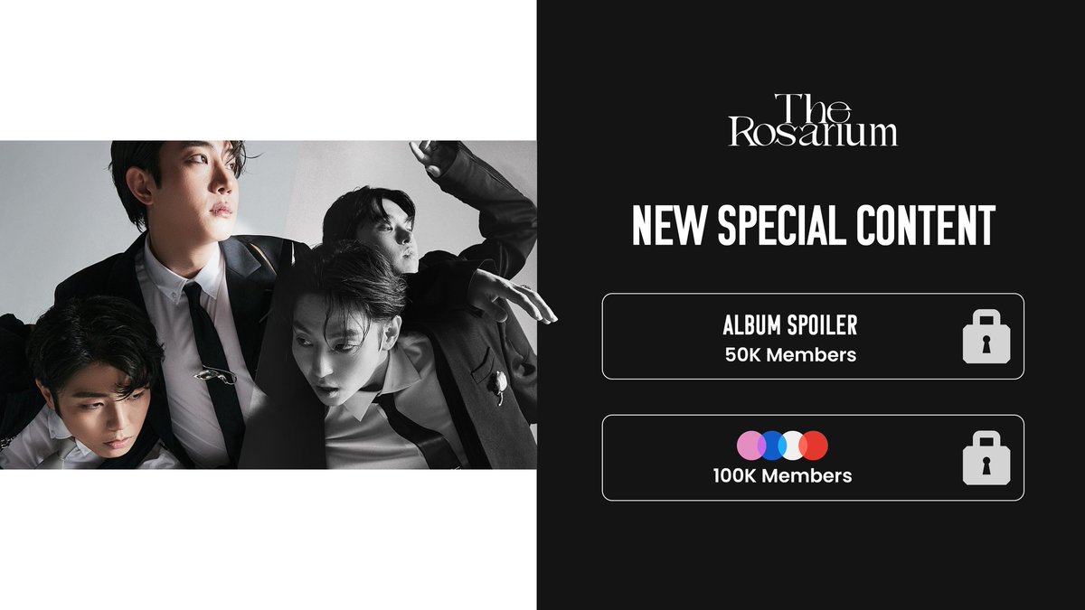 [The Rosarium] Milestone Unlocks

50K - Album Spoiler
100K - ??

Download to view: onelink.to/therosarium 

#TheRosarium #TheRoseDUAL #TheRose #더로즈