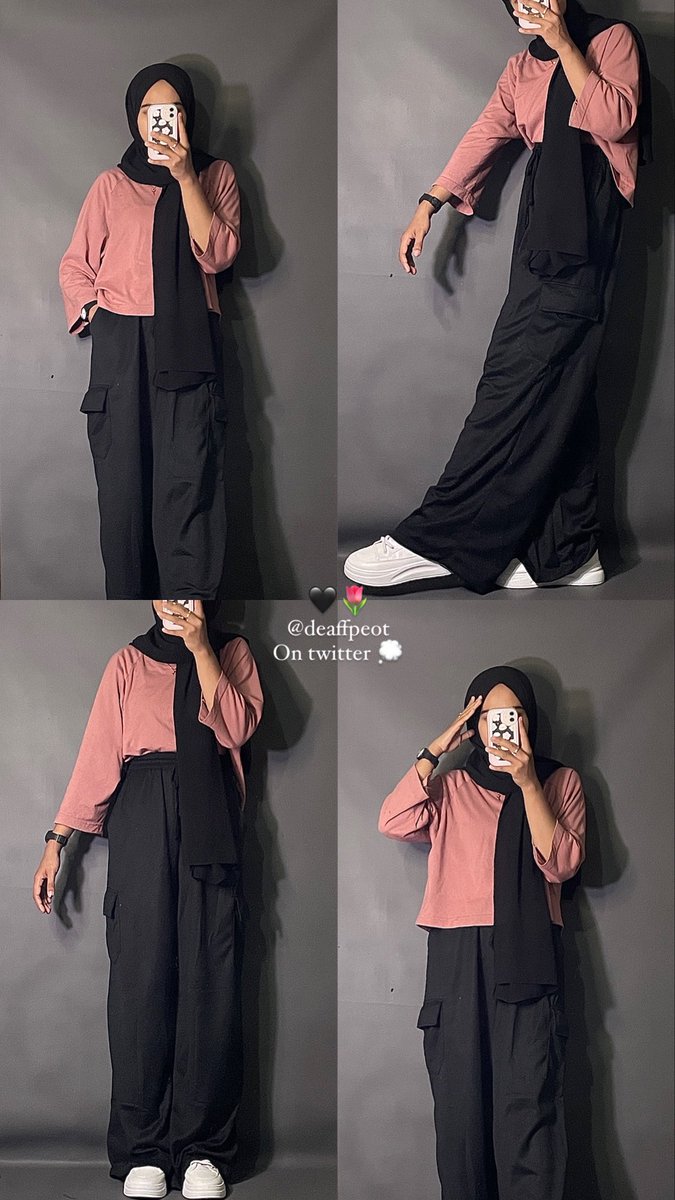 Deaffpeot's tweet photo. Outfit Simple with Cargo pants 🖤

Crop top 40 ribuan : https://t.co/zwSLhYhABW
Cargo pants : https://t.co/8u6rlTIMAU
Pashmina ceruty : https://t.co/94hFqNIpnG https://t.co/un6r6ek0tX