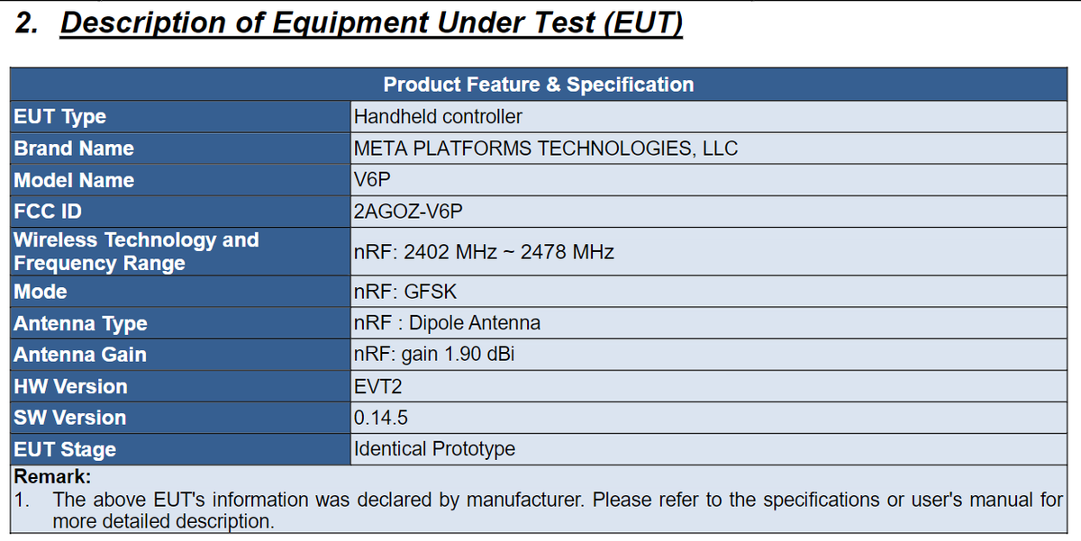 SadlyItsBradley's tweet photo. Quest 3 Controllers (EVT2) FCC certification

https://t.co/mhfz5cncNG
https://t.co/pTAEeWkxaO https://t.co/PVX9j1mszz