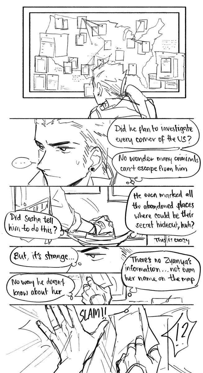 (Sketch) Somehow Yoru had no idea who was the real Chamber. 