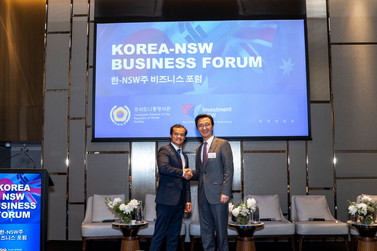 2023 Korea-NSW Business Forum. Politics and IR Discipline Chair Dr. Sung-Young Kim moderated an illuminating discussion between senior members of the NSW government on the topic of 'Economic Policy, Trade and Investment under the new NSW Government'.