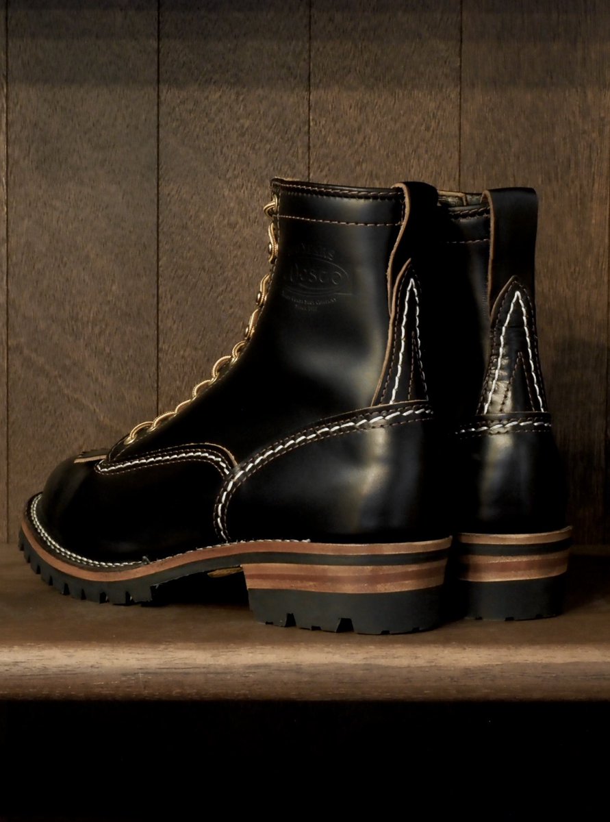 wesco_setagaya's tweet photo. -BK108100-
HORWEEN社のBlack Horsehideレザーで製作したJobmasterです。
#horweenleather #horsehide #wescojobmaster

#wesco #wescoboots #wescosetagaya
#ウエスコ #ウエスコブーツ #ウエスコ世田谷 https://t.co/tRxD5FCIFM