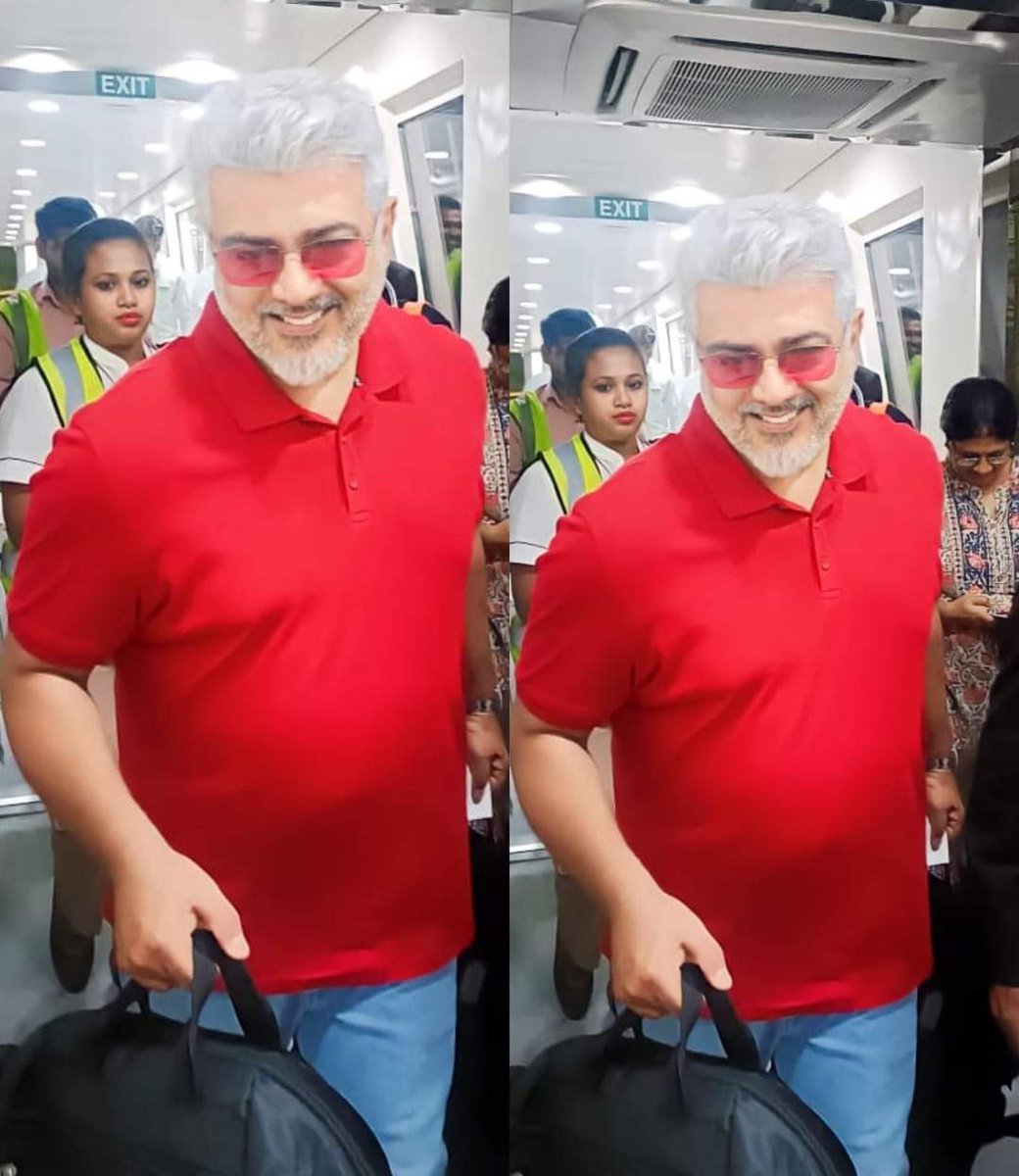 ManobalaV's tweet photo. Latest clicks of a dashing #AjithKumar.

#Vidaamuyarchi https://t.co/UlF7uFE61U