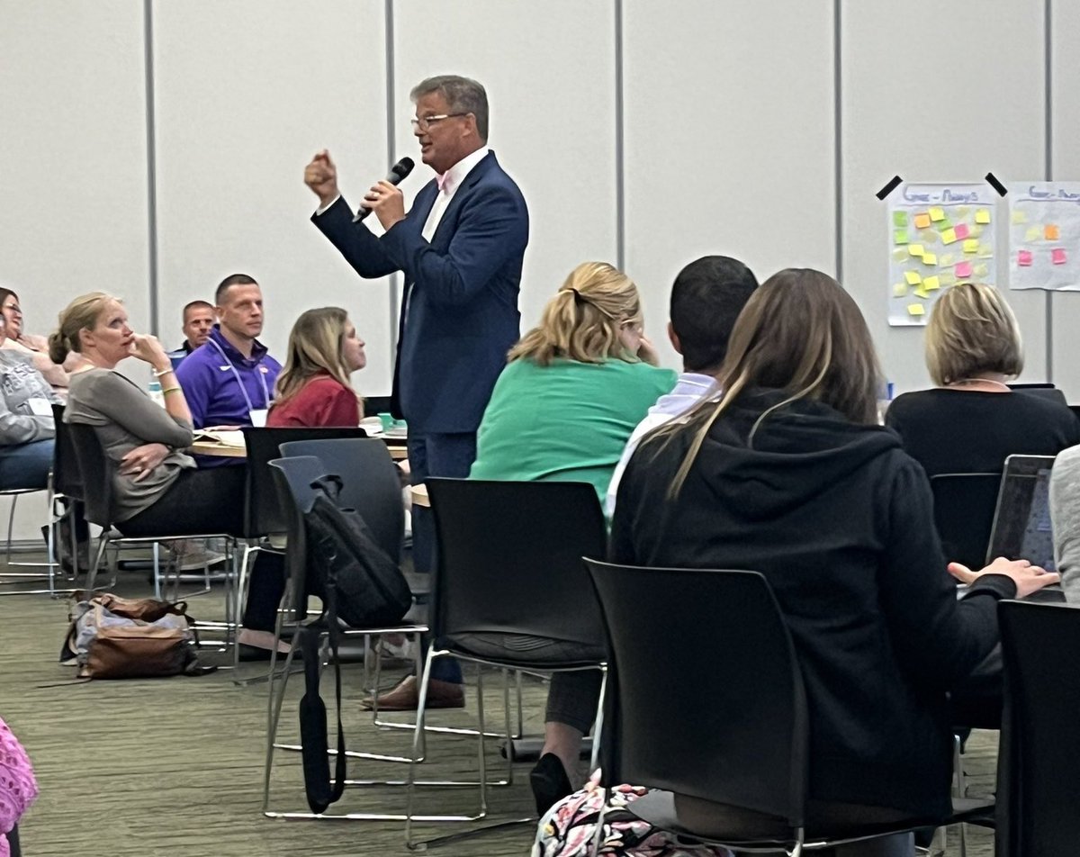 JimWichman's tweet photo. Supporting educators has always been special to me. It hits a little differently when it’s folks from your own backyard. Thank you @IowaASCD for inviting me to be part of the solution! #ShakingTheWorld #iBelieve https://t.co/l8ANFIetZd