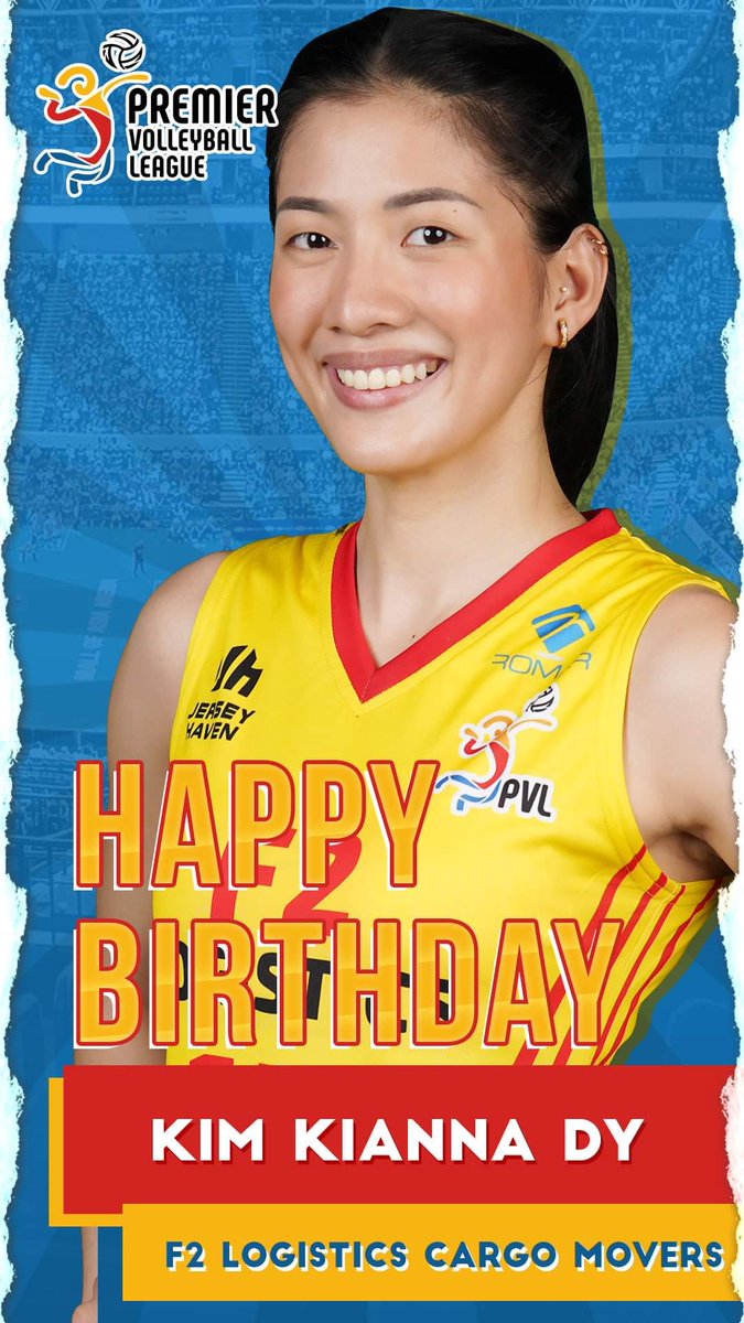 pvlph's tweet photo. 🎂 Happy birthday to Kim Kianna 'Point City' Dy of F2 Logistics! 🚚 
#PVL2023 | #TheHeartOfVolleyball

❤️ 🏐 https://t.co/lrdpB4Lpxk