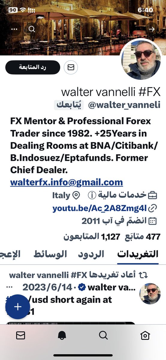 GHALAHMED76's tweet photo. @waltervannelli A new trickster to watch out for. My respect to you, great teacher https://t.co/8Rb6g10l7A