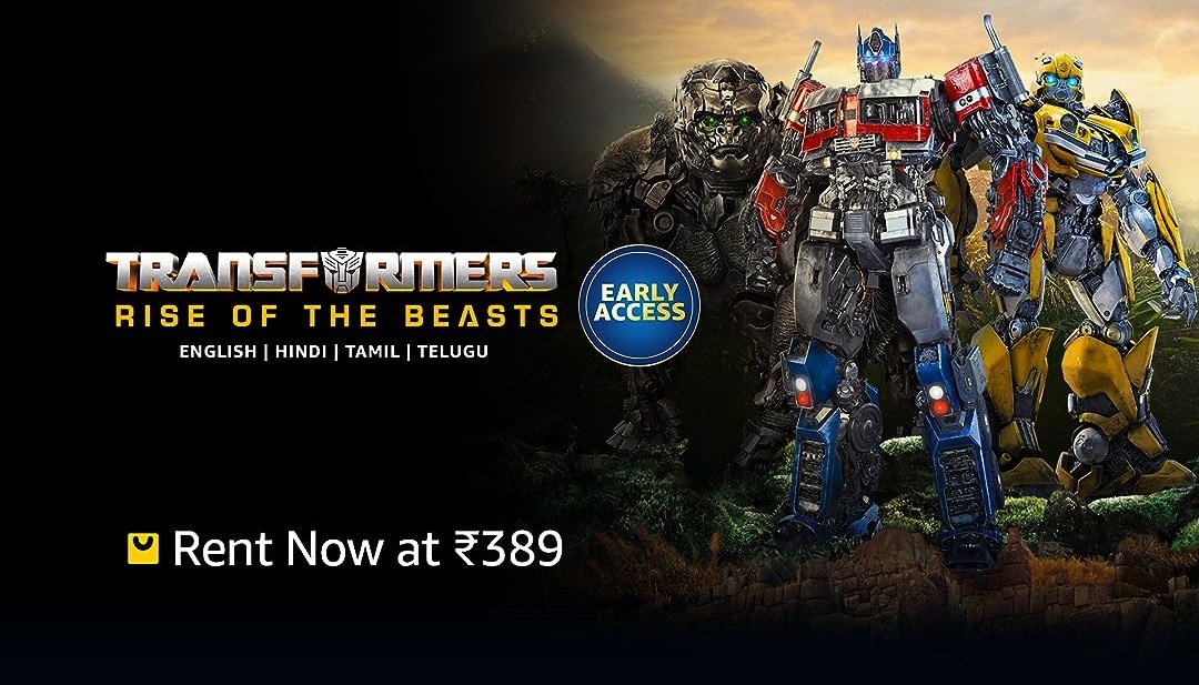 CinemaRareIN's tweet photo. During the '90s, a new faction of Transformers - the Maximals - join the Autobots as allies in the battle for Earth.

#TransformersRiseOfTheBeasts (2023) by #StevenCapleJr, now available on @PrimeVideoIN Store &amp; @BmsStream for rent. https://t.co/883K3gaKI2