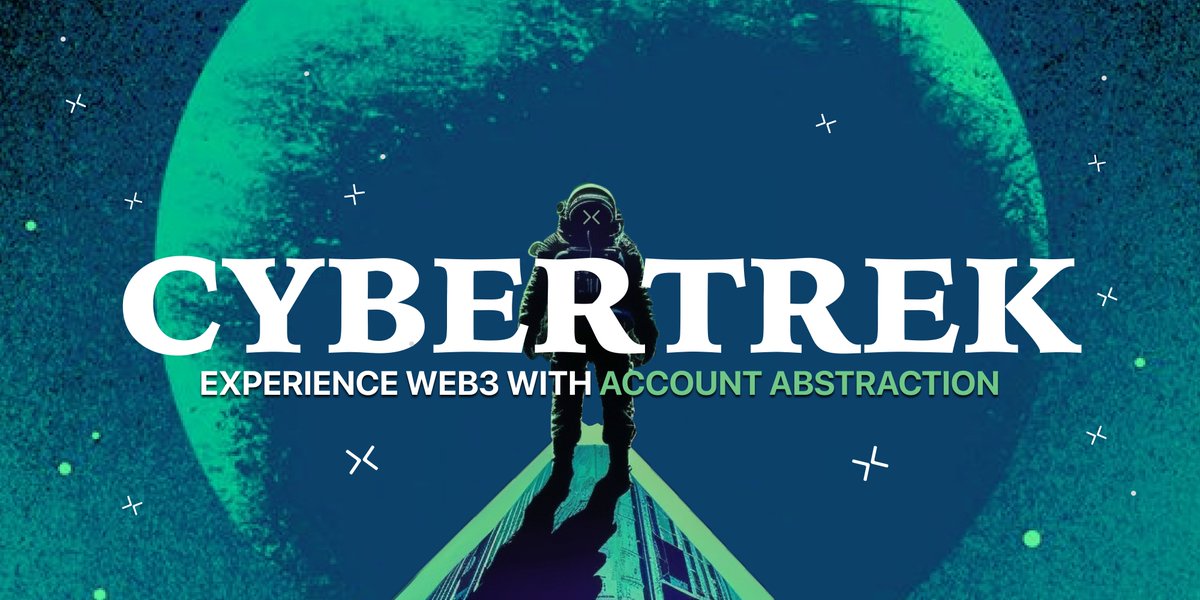 BuildOnCyber's tweet image. Until today, the web3 experience has been far too complex for most users.
This changes now.
Introducing #CyberTrek: a two-month journey with $1.8M in rewards and 6 partner blockchains to help you experience web3 with account abstraction (AA).
🔗 link3.to/cybertrek