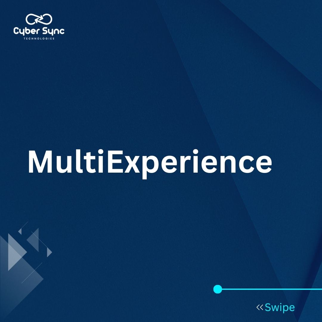 cybersynctech's tweet image. Today&apos;s Tech Talk -Multiexperience
.
.
.
.
.
#cybersynctech #tecktalk #Techword #techtalkwednesday #multiexperience #softwaredevelopment #RealEstateServices #3DModeling #ITServices #softwaredevelipment #appdevelopment #websitedevelopment #CRM #ERPSolutions #digitalmarketing