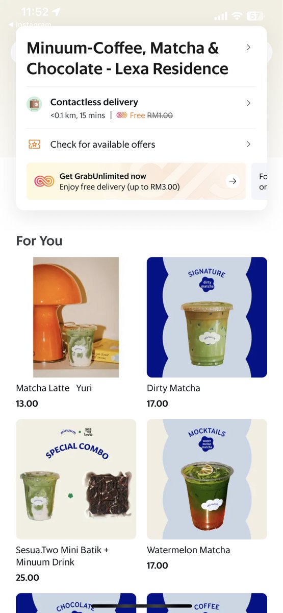minuumkl's tweet photo. We have some exciting news to share with you — since we are on Grab and Foodpanda, with any order you made, we will give you 2 complimentary Iced Latte 😉. So order now😎

*T&amp;C applied https://t.co/sNVQD6ZcZ4