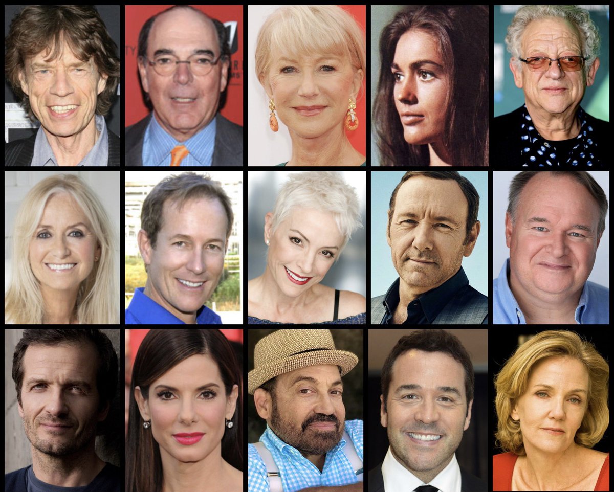 Jul 26 Happy Birthday part 1: @MickJagger Peter Hyams, Helen Mirren, Linda Harrison, Jeremy Thomas, @TheSusanGeorge Nicholas Walker, @NanaVisitor Kevin Spacey, @TomMcGowan_ David Heyman, Sandra Bullock, @DannyWoodburn @jeremypiven Jennifer Ashe https://t.co/RdhlEI78DQ