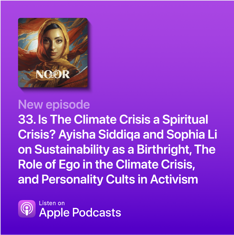 NTagouri's tweet photo. 🆕🎙️ Is the Climate Crisis a Spiritual Crisis? New Panel with Ayisha Siddiqa and Sophia Li 

https://t.co/U1xjUXiAe9 https://t.co/7A1FcBjA3k
