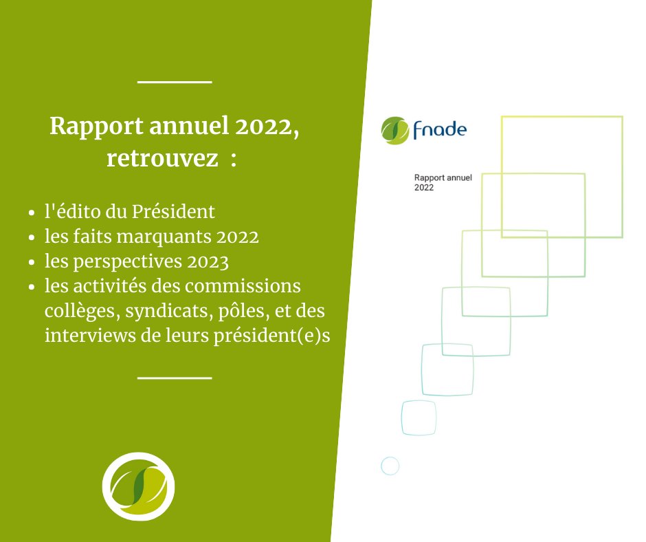 Feuilletez le rapport annuel 2022 de la FNADE en version Flipbook ou téléchargez le document : fnade.org/fr/kiosque-age…
#déchets #ressource #environnement #climat #recyclage