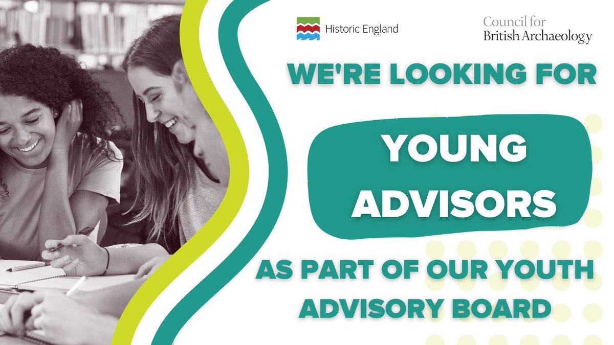 📢Today we are launching our new Youth Advisory Board🎉

We are looking for young people who:
👉Are aged 18-25
👉Can regularly commit a little time every month (online)
👉Want to support and/or make a change in #Archaeology

Find out more: archaeologyuk.org/youth-engageme…
🧵1/5