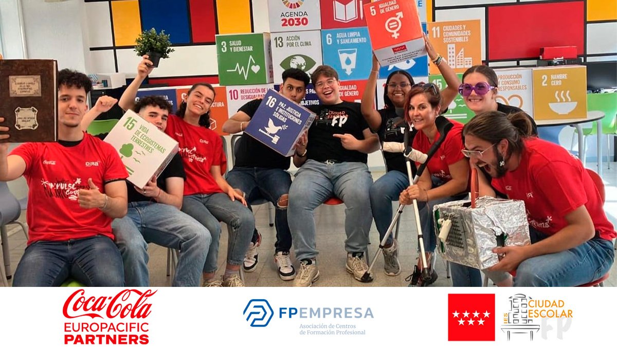 📰 El <a href="/CIUDADESCOLARFP/">IES CIUDAD ESCOLAR</a> visibiliza los ODS a través de su proyecto GIRA Jóvenes

🔹 Una iniciativa que busca concienciar y enseñar sobre los ODS a menores en riesgo de exclusión social a través de un campamento de verano.

#FP #FPcuéntalo

¡Lee más! ⬇️
fpempresa.net/noticias/el-ie…