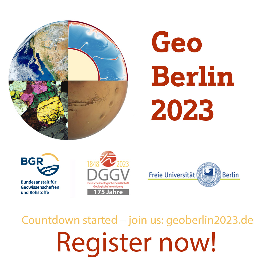 DGGV_de's tweet photo. GeoBerlin 2023 - Register now!
https://t.co/0qMPKgzoha https://t.co/5gv1OnB9V7