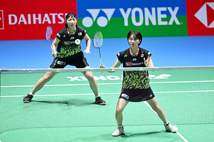 kajiiaura's tweet photo. Mei Sudo/Nao Yamakita in the Round of 32 Daihatsu Japan Open 2023

📷: MATSUO.K/AFLO SPORT

#須藤海妃
#山北奈緒
#バドミントン https://t.co/Gws67rvbQ4
