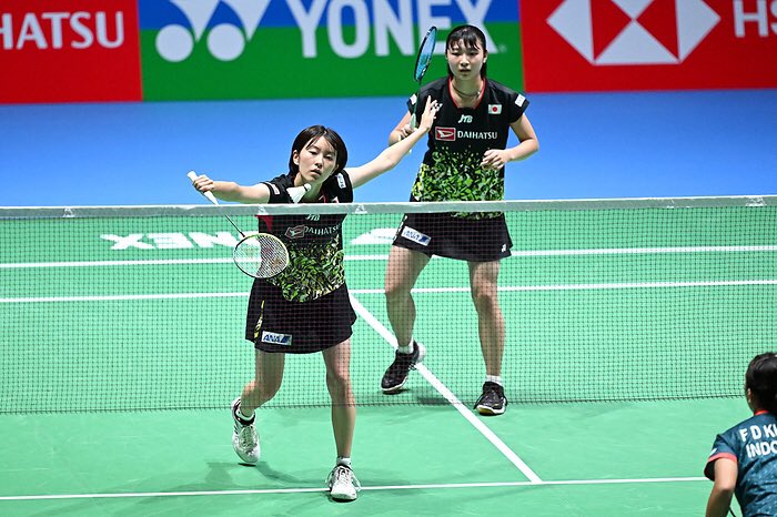 kajiiaura's tweet photo. Mei Sudo/Nao Yamakita in the Round of 32 Daihatsu Japan Open 2023

📷: MATSUO.K/AFLO SPORT

#須藤海妃
#山北奈緒
#バドミントン https://t.co/Gws67rvbQ4