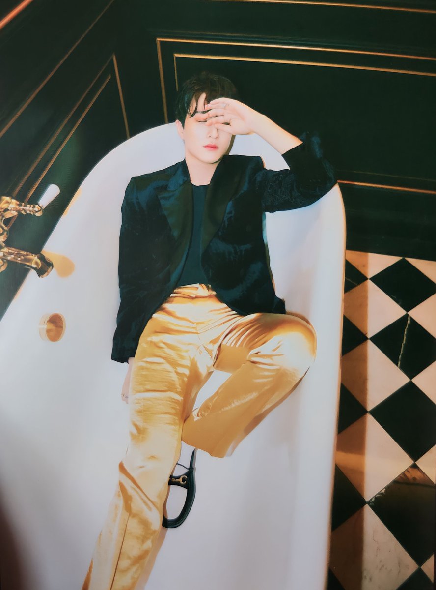 You coming into your bathroom and see him in your bath. Your first thought?