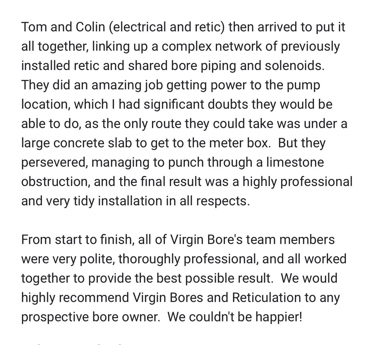 Thanks for the great feed-back. We will pass onto our team. 
#water #perthgardens #perthhome #wahomes #perthproperty #homeandgarden #perthlifestyle #perthgardening #gardeningaustralia #waterwise  #savemoney #gardeninginspiration #gardeninglife #gardensolutions #customerfirst