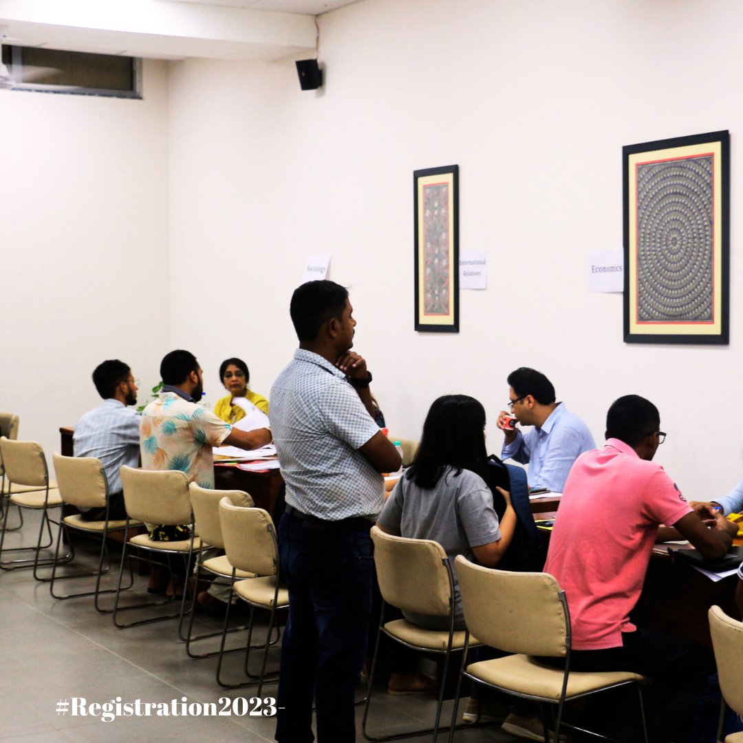 SouthAsianUni's tweet photo. The registration process to induct the fresh batch of 2023-24 has started today. Putting the convenience of the students first, as always, South Asian University carries out the registration process in a single hall where the students get all the related processes done smoothly including document verification, admission, ID card, bank account and hostel accommodation, without having to visit multiple offices.

#registrations2023 #KnowledgeWithoutBorders #SAARC #SouthAsia #SAUAdmissions2023