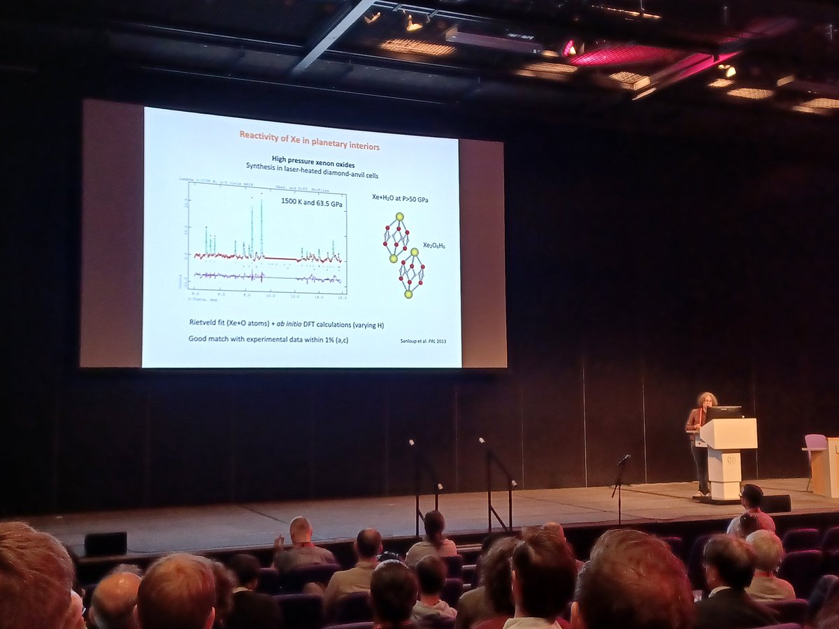 WWU_HighPress's tweet photo. Chrystele Sanloup solving the paradox of missing #Xenon in #planetaryInteriors through #highPressure studies
#AIRAPT28 #EHPRG60 https://t.co/Hwjz2OlVFL