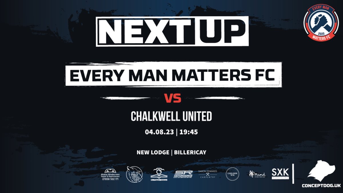 FC_EMM's tweet image. 🚨 Last Game Of This Campaign 🚨 

🆚: @chalkwellunited 
📅: 04/08/2023
⏰: 19:45 KO
📍: Billericay Town FC (@BTFC)
👥: Specators ALLOWED
💷: £2 Entry
🍻: Bar Open

For the final time before a 6 week break, to get us over the line of our yearly £4,000 pot for mind 💚🫡
