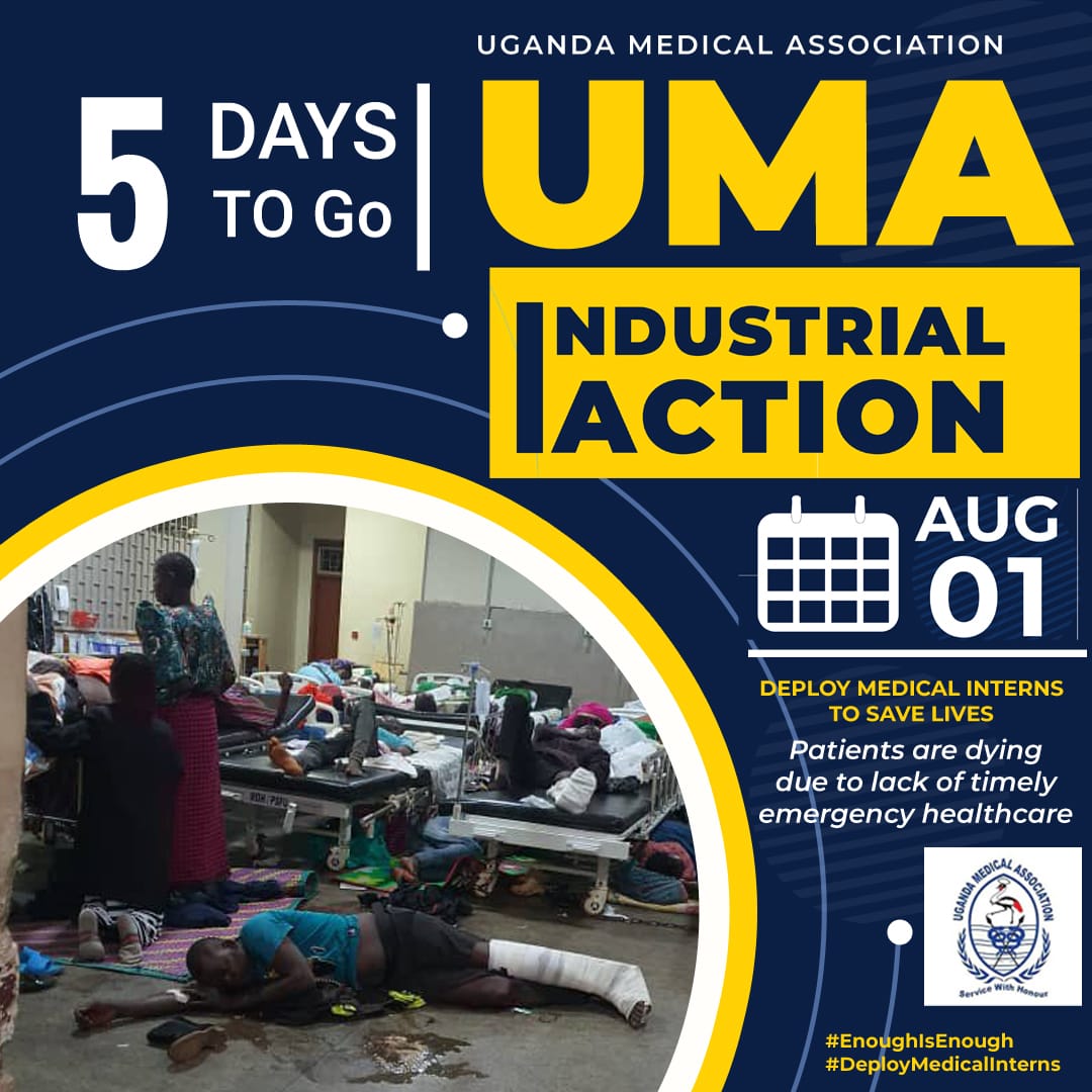 Samuel Monkya (@samuelmonkya) on Twitter photo Muja Kyiwulila
#EnoughisEnoughDeployMedicalInterns
#UgMedicsSitDownStrike
<a href="/DianaAtwine/">Dr. Diana Atwine</a> <a href="/JaneRuth_Aceng/">Dr. Jane Ruth Aceng Ocero</a> <a href="/AnitahAmong/">Anita Annet Among</a> <a href="/NRMOnline/">NRM Party</a> <a href="/Fahad38158546/">GEN MUHOOZI KAINERUGABA FOR PRESIDENCY🇺🇬2026.</a> <a href="/HEBobiwine/">BOBI WINE</a> Muja Kyiwulila
#EnoughisEnoughDeployMedicalInterns
#UgMedicsSitDownStrike
<a href="/DianaAtwine/">Dr. Diana Atwine</a> <a href="/JaneRuth_Aceng/">Dr. Jane Ruth Aceng Ocero</a> <a href="/AnitahAmong/">Anita Annet Among</a> <a href="/NRMOnline/">NRM Party</a> <a href="/Fahad38158546/">GEN MUHOOZI KAINERUGABA FOR PRESIDENCY🇺🇬2026.</a> <a href="/HEBobiwine/">BOBI WINE</a>