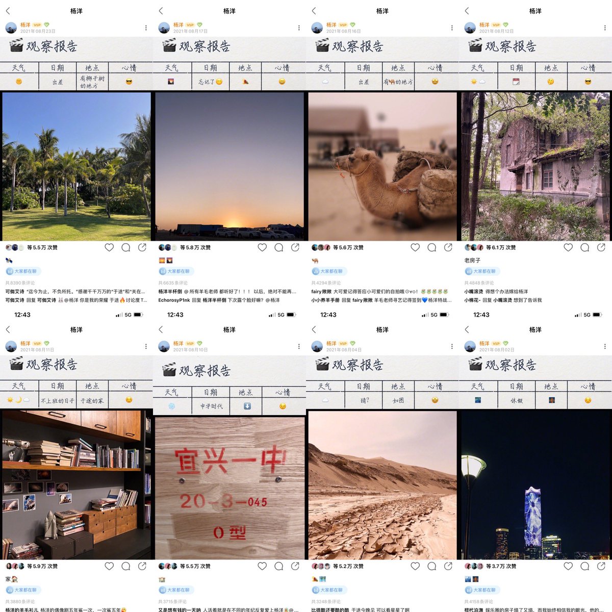 คุณแกะลงรูปตอนที่ถ่ายทำดุจดาวลงในโอเอซิส(คิดว่าตอนนี้น่าจะลืมรหัสไปแล้ว😂) ชอบการมีดีเทลต่างๆ อากาศ วันที่ สถานที่ และอารมณ์ ~ ชอบมากเลย

YutuJingjing Little Glory
#YAMG2ndAnniversary
#ดุจดวงดาวเกียรติยศ #YouAreMyGlory