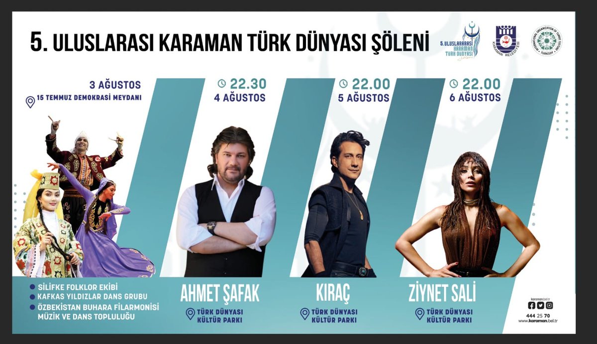 #karaman #karamanbelediyesi #ahmetsafak #kirac #ziynetsali #turk #Konya @ahmetsafak_tc @karamanbelediyesi @ziynetsali