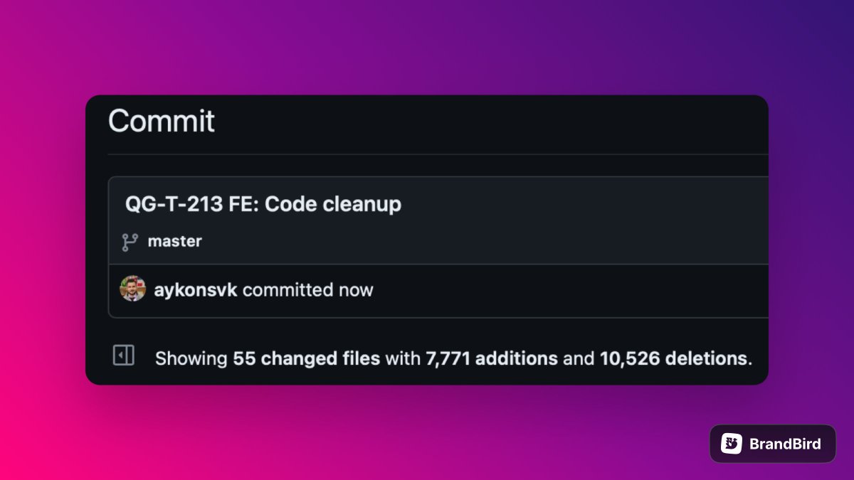 its_janosik's tweet image. 🌙 Last night, the coding muse paid me a visit and I had quite the cleaning party in the #Quickg. I guess you could say I got a little carried away...

There's a strange sense of satisfaction.. 🧹🗑️💻 
#CodingLife #Refactoring #DeveloperLife #buildinpublic #indiemakers
