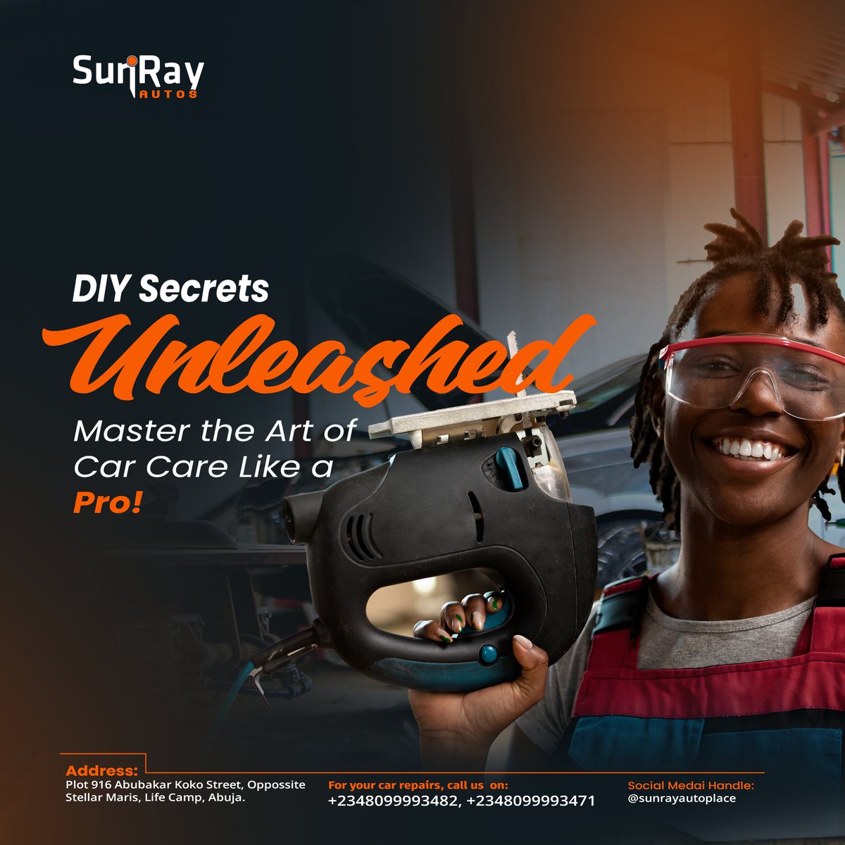 SunRayAutos's tweet image. DIY Secrets Unleashed: 

 Discover the hidden tricks, expert hacks, and ingenious tips that will elevate your car care game to legendary status. 

Unleash your inner DIY warrior and conquer the roads with confidence
 #DIYCarCare #MasterTheArt #SunRayAuto