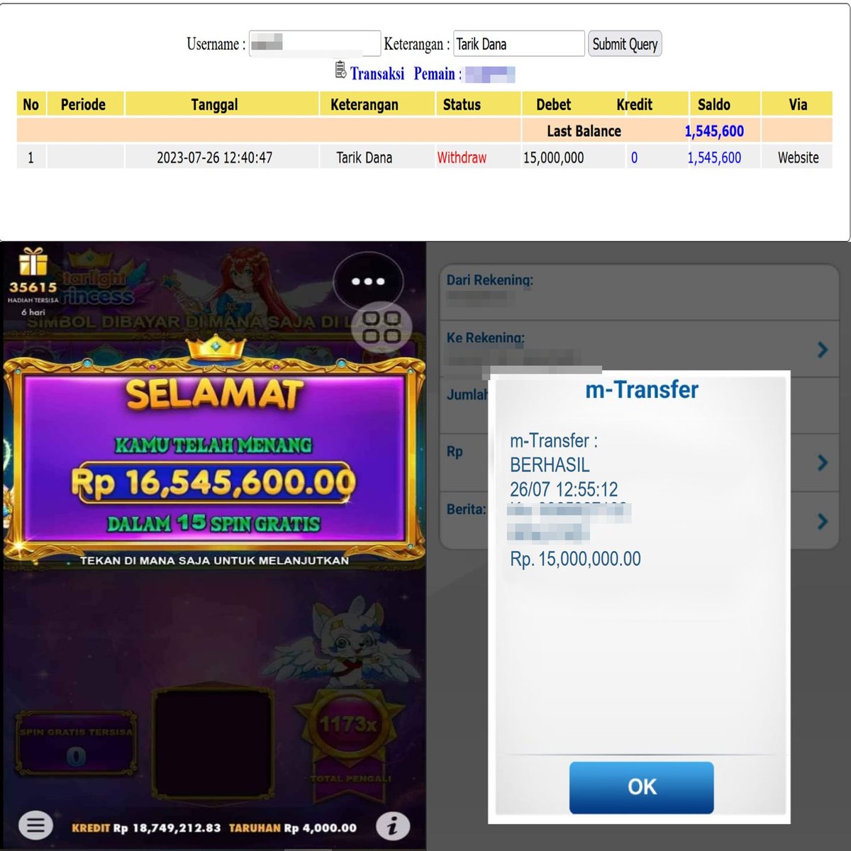 sutrisa855's tweet photo. SELAMAT ID : RI***79
BERHASIL WITHDRAW : 15.000.000
SITUS AMAN &amp; TERPERCAYA 100% TOGEL , RTP , POLA SLOT , LIVE GAMES SEMUA LENGKAP .
HANYA DI LINK BAWAH INI !!!
LINK : https://t.co/VTLIyo5fM5 https://t.co/04LsnFlu7j