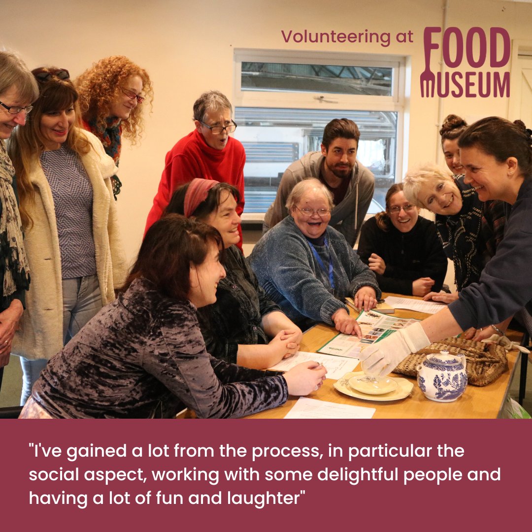 Want to explore our collections, get training in museum skills and meet fantastic people all at the same time? 🖼️

Become a Collections Champion at the Food Museum! 😄

Find out more and get in touch: foodmuseum.org.uk/support/volunt…

#MuseumCollections #MuseumVolunteering